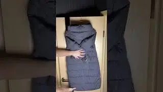 Как повесить длинный пуховик