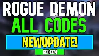 New Rogue Demon Codes | Roblox Rogue Demon Codes (July 2024)