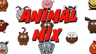 Animal Mix 1 | Learning English | Hybrid Animals