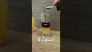 Коктейль Шот Утиный бластер (Cocktail Shot Duck Blaster) #Shorts #cocktail