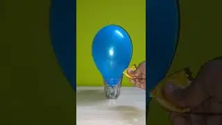 Fun with science/easy Science Experiment with balloon and orange/#shorts #ytshort #experiment #viral