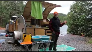 MORE Maine North Woods in Teardrop Trailer and Subaru