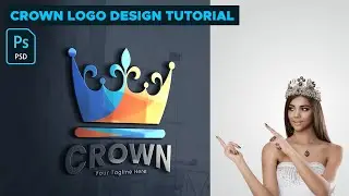 Crown Logo Design Tutorial in Adobe Photoshop