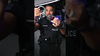 Police Officer Carrying Fake Cuffs!?