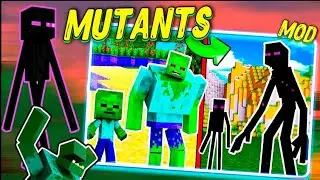 Mutant Creatures Mob Addon For Minecraft Pe 1.20 | MCPE Mod | 100% Working