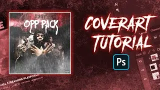 EASY Cover Art Photoshop Tutorial | Rap Album Cover Art