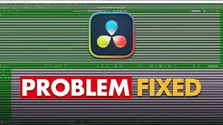 How To Solve Davinci Resolve Green Line Issue