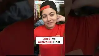 Ola S1 vs Activa 6G Cost Comparison