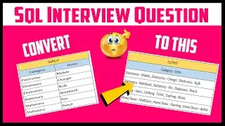 SQL Interview Question | NTILE | STRING_AGG | CONCAT