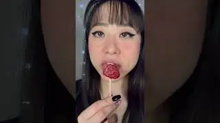 ASMR Licking Mexican Watermelon Candy #asmr #asmrshorts #asmreating #asmrcandy