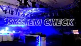 MUSIC STORE Light Department Lightshow System Check