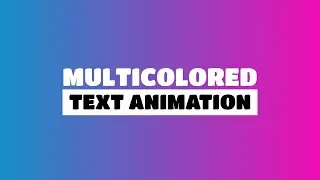 Multicolored Gradient Text Animation | CSS Animation Examples