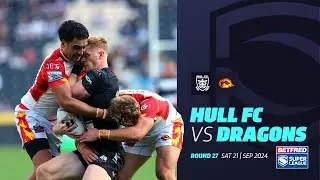 Highlights | Hull FC v Catalans Dragons | 2024 Betfred Super League | Round 27