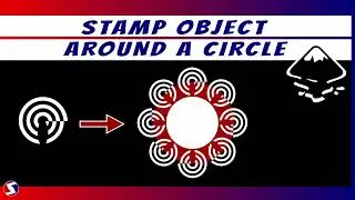 How to Stamp Objects Around a Circle in inkscape - Auto Stamp Design Around a Circle in inkscape