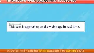 Class 8: Interactive Web pages with JavaScript 3