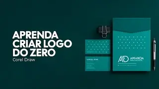 APRENDA CRIAR LOGO DO ZERO COM COREL DRAW - PROCESSO COMPLETO