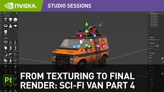 From Texturing to Final Render in Adobe Substance Painter - Sci Fi Van Part 4 w/ Vladimir Petkovic