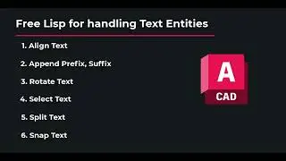 Master AutoCAD Text Management with Free Lisp Routines | AutoCAD Lisp Tutorial