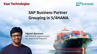 SAP Business Partner Grouping in S/4HANA - Logistics || Business Partner || Webinar || Conversion ||