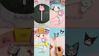 Diy SANRIO Pen Decoration ideas 🤩 #shorts #shots #sanrio #pendecoration #youtubeshorts #trending