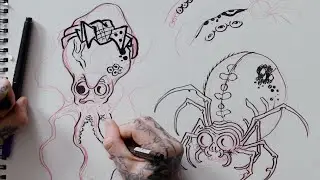 Dansin's Spider & Octopus Tutorial | Tattoodo | Art Class