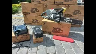 Одна из самых мощных аккумуляторных пил в Украине!  Greenworks 82V !