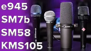 BEST DYNAMIC STUDIO MICROPHONE: Vocal Mic Shootout, Shure, Neumann, Sennheiser