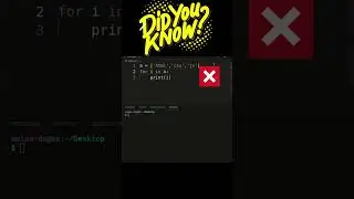 Did You Know this PYTHON Tip!!  