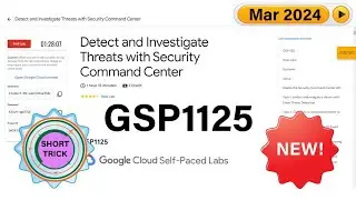 [2024] Detect and Investigate Threats with Security Command Center | 
