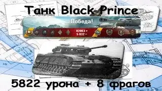 Black Prince. (8 фрагов и 5822 дамага)