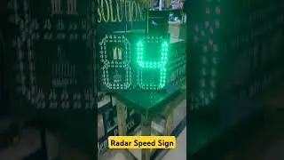 Radar Speed Signs | LED Display Radar Speed Limit Feedback Signs