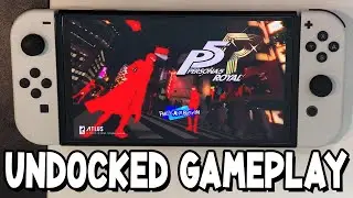 Undocked Persona 5 Royal Nintendo Switch Gameplay (Handheld Mode)