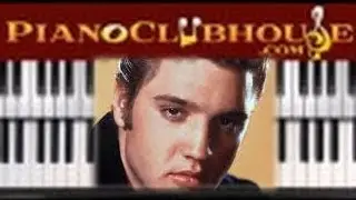 ELVIS PRESLEY - YOU'LL NEVER WALK ALONE (easy piano lesson tutorial)