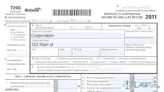 Form 720S Kentucky S Corporation Income Tax