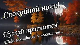 Спокойной ночи. Сладких снов. Пожелание спокойной ночи. Приятная музыка. Колыбельная.