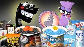 Convenience Store Food MUKBANG F, J Pregnant vs Alphabet Lore Baby’s Transform - ANIMATION | ASMR