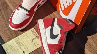 Air Jordan 1 Chicago Lost and Found Unboxing DZ5485 612