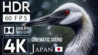 Dolby Vision 4K HDR 60 FPS - The beauty of the World's Animals - with Japanese Culture Sounds