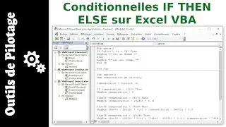 Les conditions avec Excel-VBA (IF THEN ELSE)