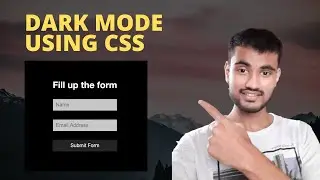 Add dark mode to your website with just Pure CSS 🔥 Tutorial 🔥