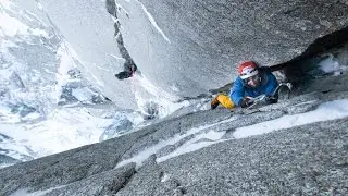 Ueli Steck in Les Drus 