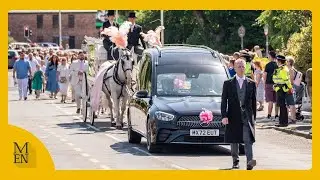 First of three funerals held for young girls killed in Southport stabbings