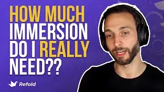 Whats the MINIMUM amount of immersion you NEED to make progress? - Ask Ethan