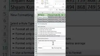 #shorts | How to Highlight Every Other Row in Excel