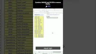 Combine Unique and Filter Functions to Remove Blanks from Your Data in Excel