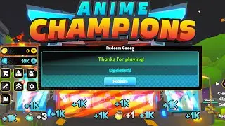 Anime Champions Simulator Codes | 10K GEMS and FREE POTIONS