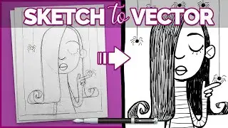 How to Turn Your Sketch into Vector | FREE Online Digital Inking Tutorial