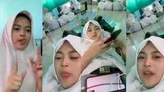 LIVE TIKTOK HIJAB SMA JAMKOS TIDUR DI KELAS