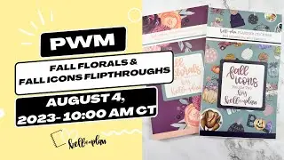 FALL RELEASE- Fall Florals Volume Three and Fall Icons Volume Two Flipthroughs