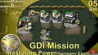 Command & Conquer│Remastered│GDI Mission 5BW│Restoring Power (Germany East)